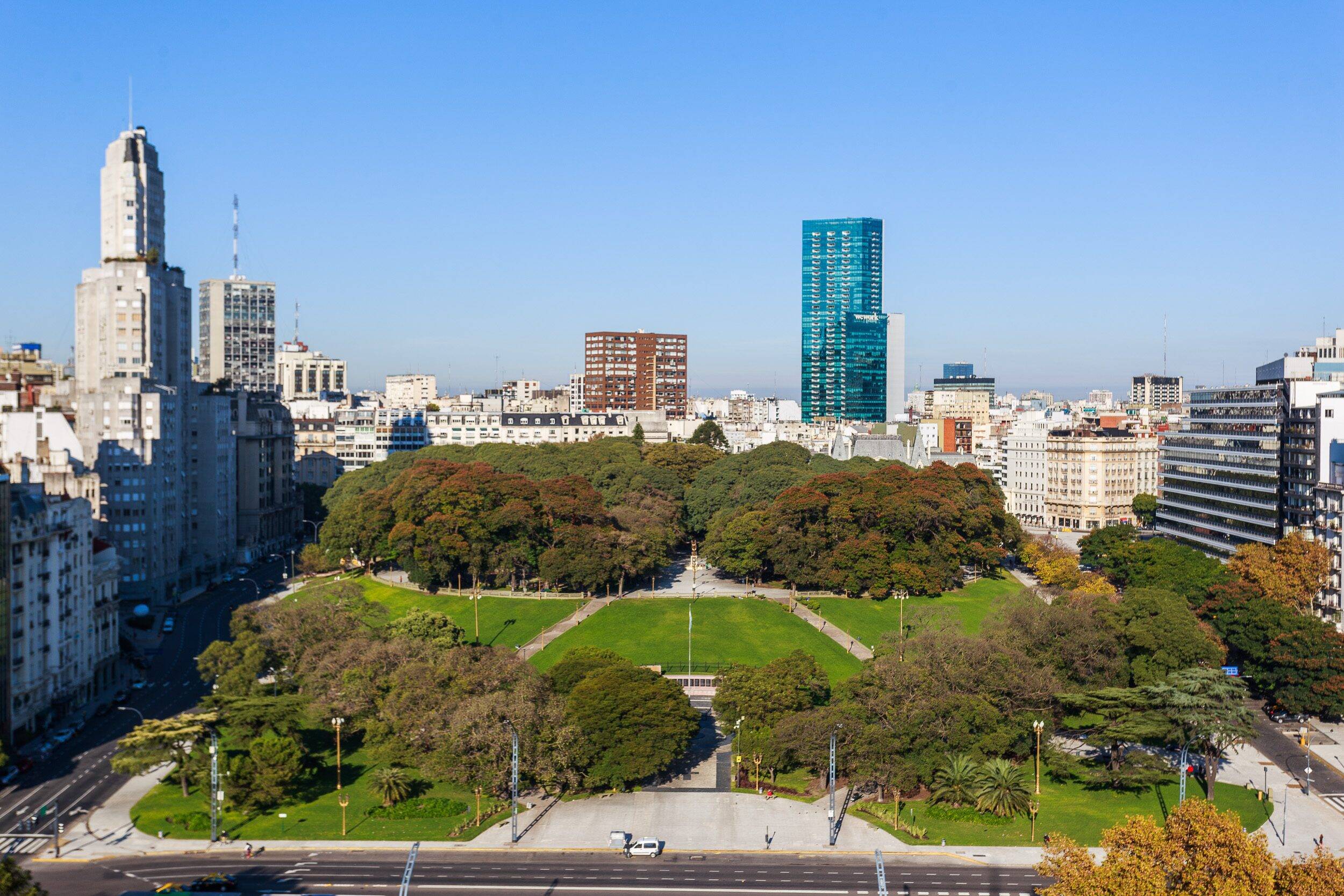 Buenos Aires Argentina city plaza architecture elegant European